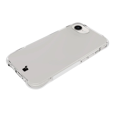 Elastyczne etui + 2x szkło hartowane Bizon Case Clear Pack do iPhone 16e