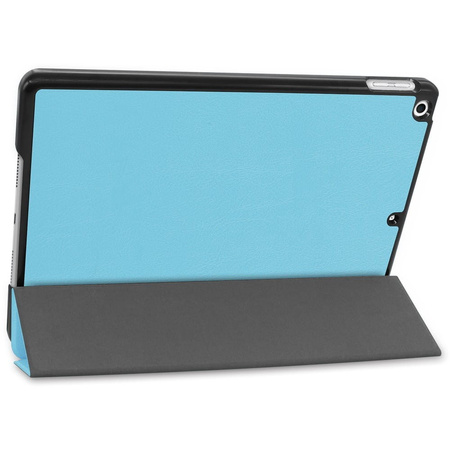 Etui Bizon Case Tab Croc do Apple iPad 9/8/7 10.2 2021/2020/2019, błękitne