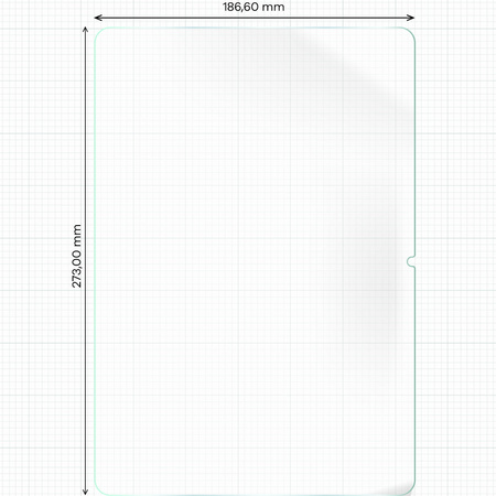 Folia imitująca papier Bizon Film Tab Papirus Duo do Xiaomi Pad 6S Pro, 2 sztuki