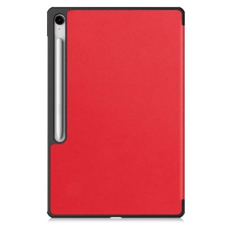 Etui z klapką Bizon Case Tab Croc do Galaxy Tab S10 FE Plus, czerwone