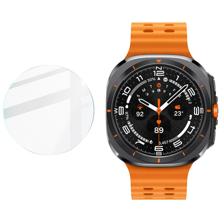 Elastyczne szkło hybrydowe Bizon Glass Watch Mule do Galaxy Watch Ultra 47 mm