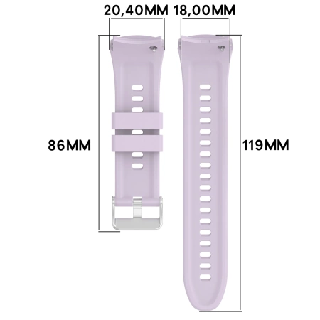 Silikonowy pasek Bizon Strap Watch Silicone do Apple Watch 38/40/41/42 mm, burgundowy