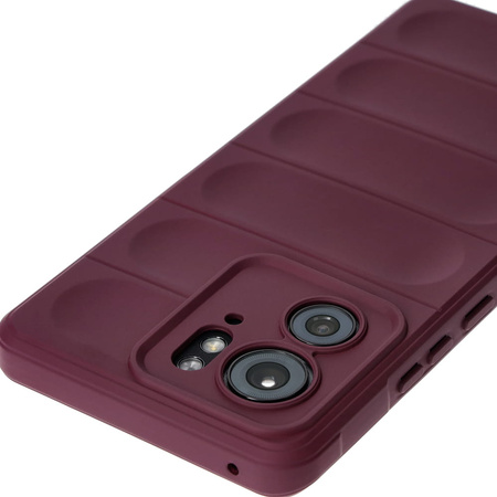 Pancerne etui Bizon Case Tur do Motorola Edge 40, burgundowe