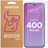Elastyczne szkło hybrydowe Bizon Glass Mule do Honor 400 Pro