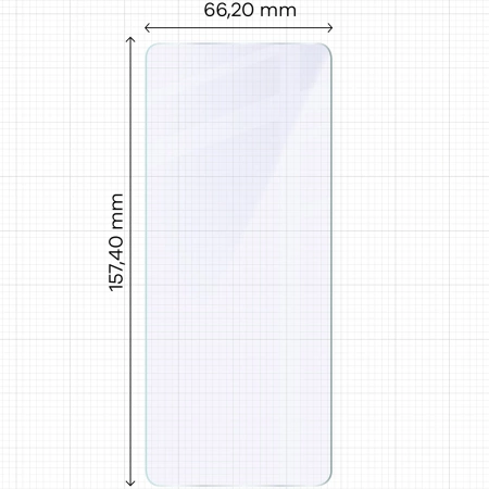 Elastyczne szkło hybrydowe Bizon Glass Mule do iPhone 16 Plus