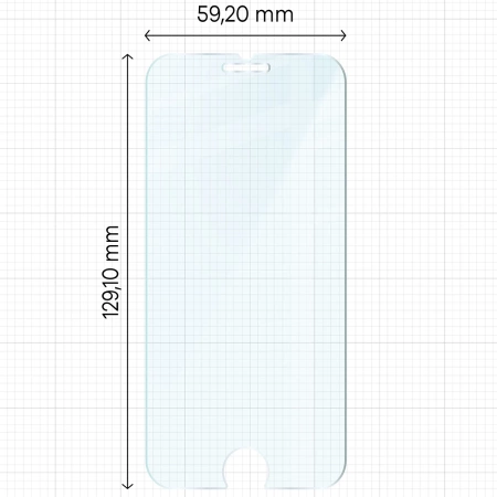 Szkło hartowane Bizon Glass Clear Duo do iPhone SE 2022 / 2020 / 8 / 7, 2 sztuki