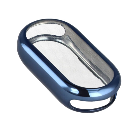 Etui z osłoną ekranu Bizon Case Watch Felipe do Xiaomi Smart Band 10, niebieskie