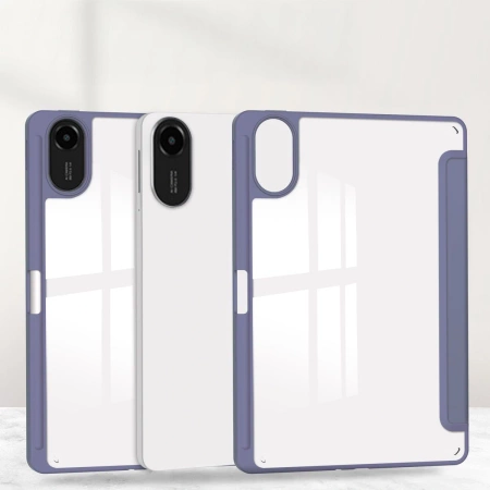 Etui z klapką Bizon Case Tab Clear Matt do Xiaomi Redmi Pad 2, lawendowe