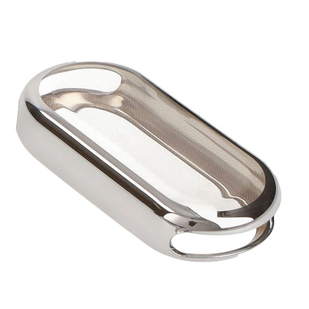 Etui Bizon Case Watch Felipe do Xiaomi Mi Smart Band 8, srebrne