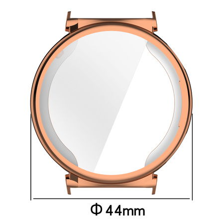 Etui Bizon Case Watch Felipe do Huawei Watch GT 5 41 mm, różowozłote