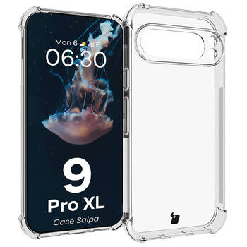 Etui Bizon Case Salpa do Pixel 9 Pro XL, przezroczyste