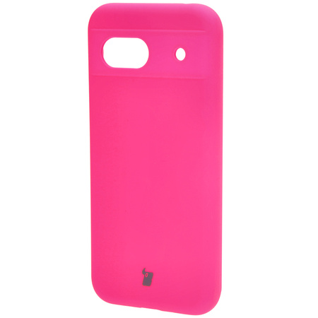 Silikonowe etui Bizon Soft Case do Google Pixel 8a, neonowo-różowe