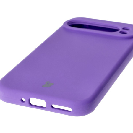 Silikonowe etui Bizon Soft Case do Google Pixel 9 Pro, fioletowe