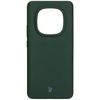 Silikonowe etui Bizon Soft Case do Xiaomi Redmi Note 14 Pro 5G / Poco X7, ciemnozielone