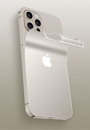 Folia hydrożelowa na tył i przód Bizon Glass Hydrogel Pack do iPhone 15 Pro Max