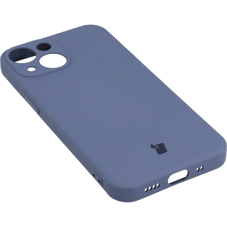 Etui Bizon Case Silicone do iPhone 13 Mini, szare