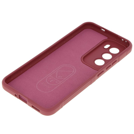 Pancerne etui Bizon Case Tur do Oppo Reno 12 Pro, ciemnofioletowe