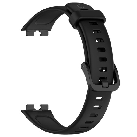 Pasek Bizon Strap Watch Silicone do Huawei Band 9 / Band 8, czarny