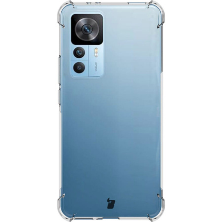 Etui + 2x szkło + obiektyw Bizon Case Clear Pack do Xiaomi 12T Pro, przezroczyste