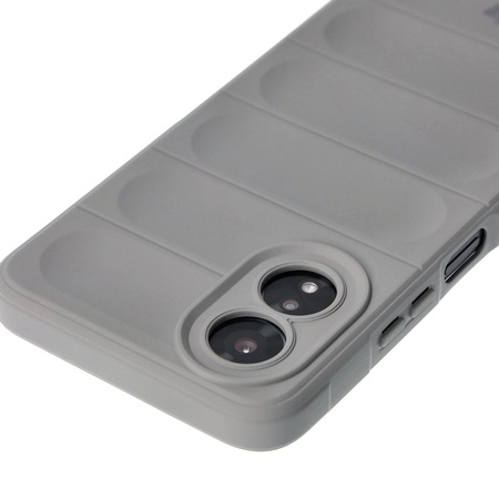 Pancerne etui Bizon Case Tur do Oppo A38 4G, jasnoszare