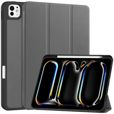 Etui Bizon Case Tab Lizard do iPad Pro 11" 5 gen. 2024, szare