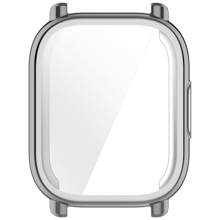 Etui z osłoną ekranu Bizon Case Watch Felipe do Xiaomi Redmi Watch 5 Active, srebrne