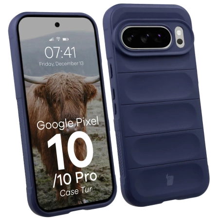 Pancerne etui Bizon Case Tur do Google Pixel 10 / 10 Pro, granatowe