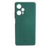 Etui Bizon Case Silicone Sq do Xiaomi Poco F5, ciemnozielone