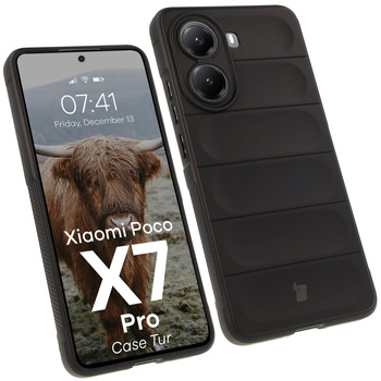 Pancerne etui Bizon Case Tur do Xiaomi Poco X7 Pro, czarne