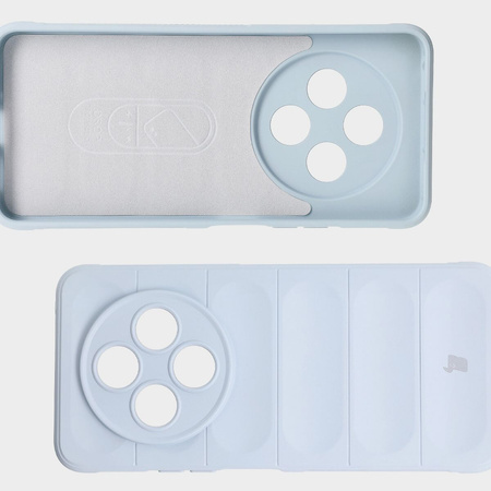 Pancerne etui Bizon Case Tur do Xiaomi Redmi 14C 4G / POCO C75, jasnoniebieskie