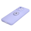 Etui Bizon Case Silicone Ring Sq do Xiaomi 13, jasnofioletowe