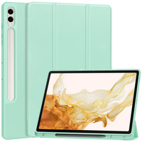 Etui Bizon Case Tab Lizard do Samsung Galaxy Tab S10 Plus / S9 Plus, miętowe