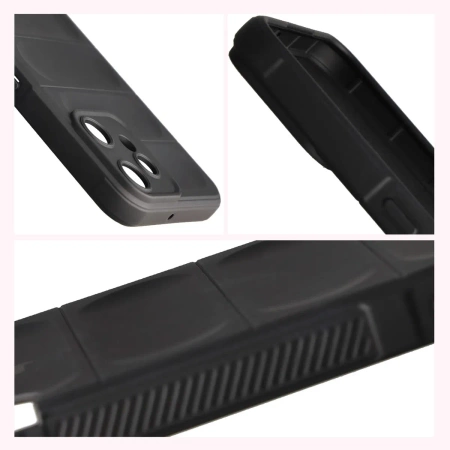 Pancerne etui Bizon Case Tur do Nothing CMF Phone 2 Pro, czarne