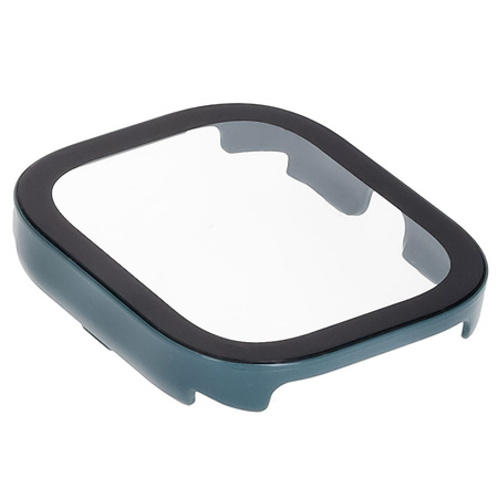 Etui ze szkłem do zegarka Bizon Case Watch Adamo do Xiaomi Redmi Watch 5, zielone