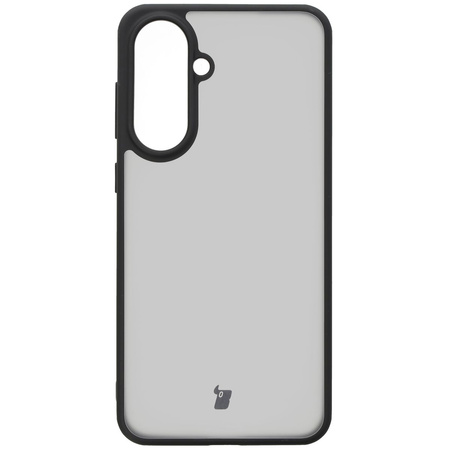 Etui Bizon Case Angelo do Galaxy A56 5G, półprzezroczyste z czarną ramką