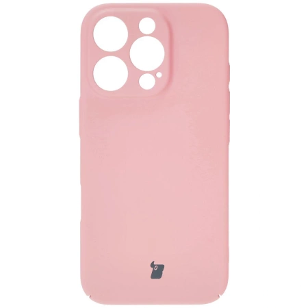 Etui Bizon Case Łupka do iPhone 16 Pro, różowe