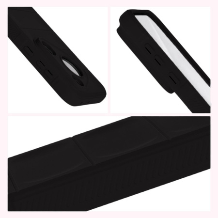 Pancerne etui Bizon Case Tur do Huawei Pura 70 Ultra, czarne