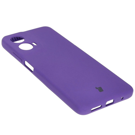 Silikonowe etui Bizon Soft Case do Motorola Moto G24 / G24 Power, fioletowe