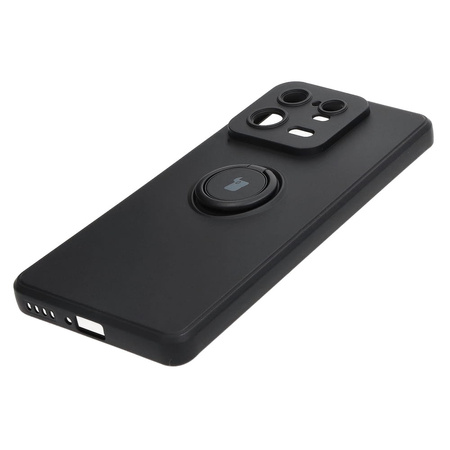 Etui Bizon Case Silicone Ring Sq do Xiaomi 13 Pro, czarne