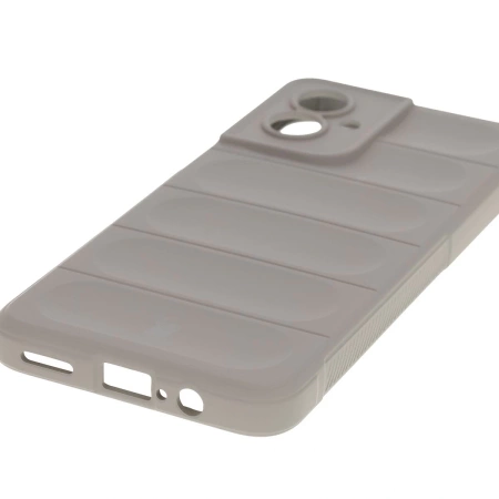 Pancerne etui Bizon Case Tur do Motorola Moto G55 5G, jasnoszare