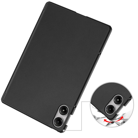 Etui Bizon Case Tab Croc do Xiaomi Redmi Pad Pro 12.1, czarne