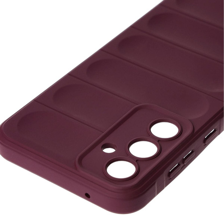 Pancerne etui Bizon Case Tur do Galaxy A55 5G, burgundowe