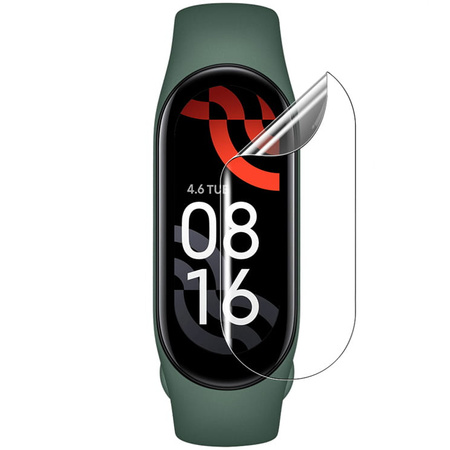 Folia hydrożelowa na ekran Bizon Glass Hydrogel, Xiaomi Mi Band 7, 2 sztuki