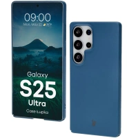 Etui Bizon Case Łupka do Galaxy S25 Ultra, niebieskie