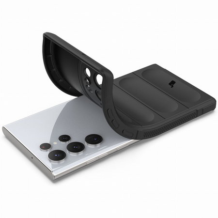 Pancerne etui Bizon Case Tur do Galaxy S22 Ultra, czarne