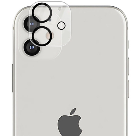 Szkło na aparat Bizon Glass Silk Lens dla iPhone 12, 2 sztuki