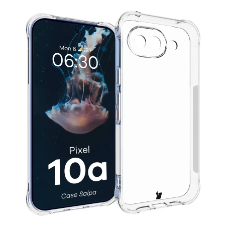 Elastyczne etui Bizon Case Salpa do Google Pixel 10a, przezroczyste