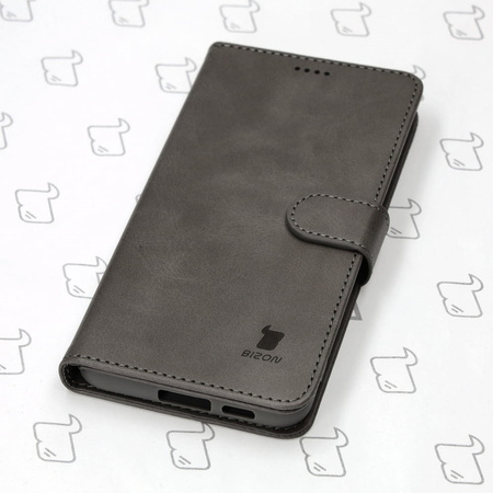 Etui Bizon Case Wallet do Galaxy S23 Plus, szare