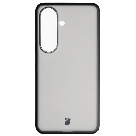 Etui Bizon Case Angelo do Galaxy S26, przydymione z czarną ramką