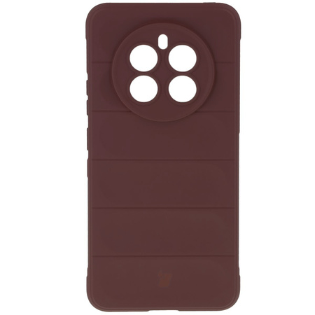 Pancerne etui Bizon Case Tur do Realme 12+, burgundowe